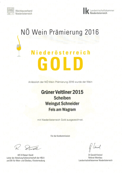2016 Gold Scheiben