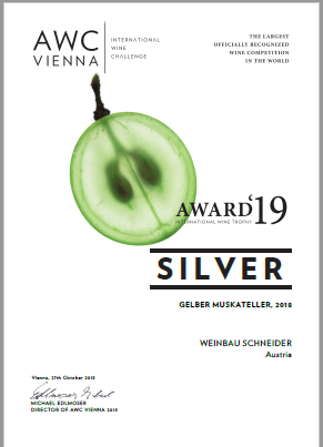 Gelber Muskateller 2018 SILVER